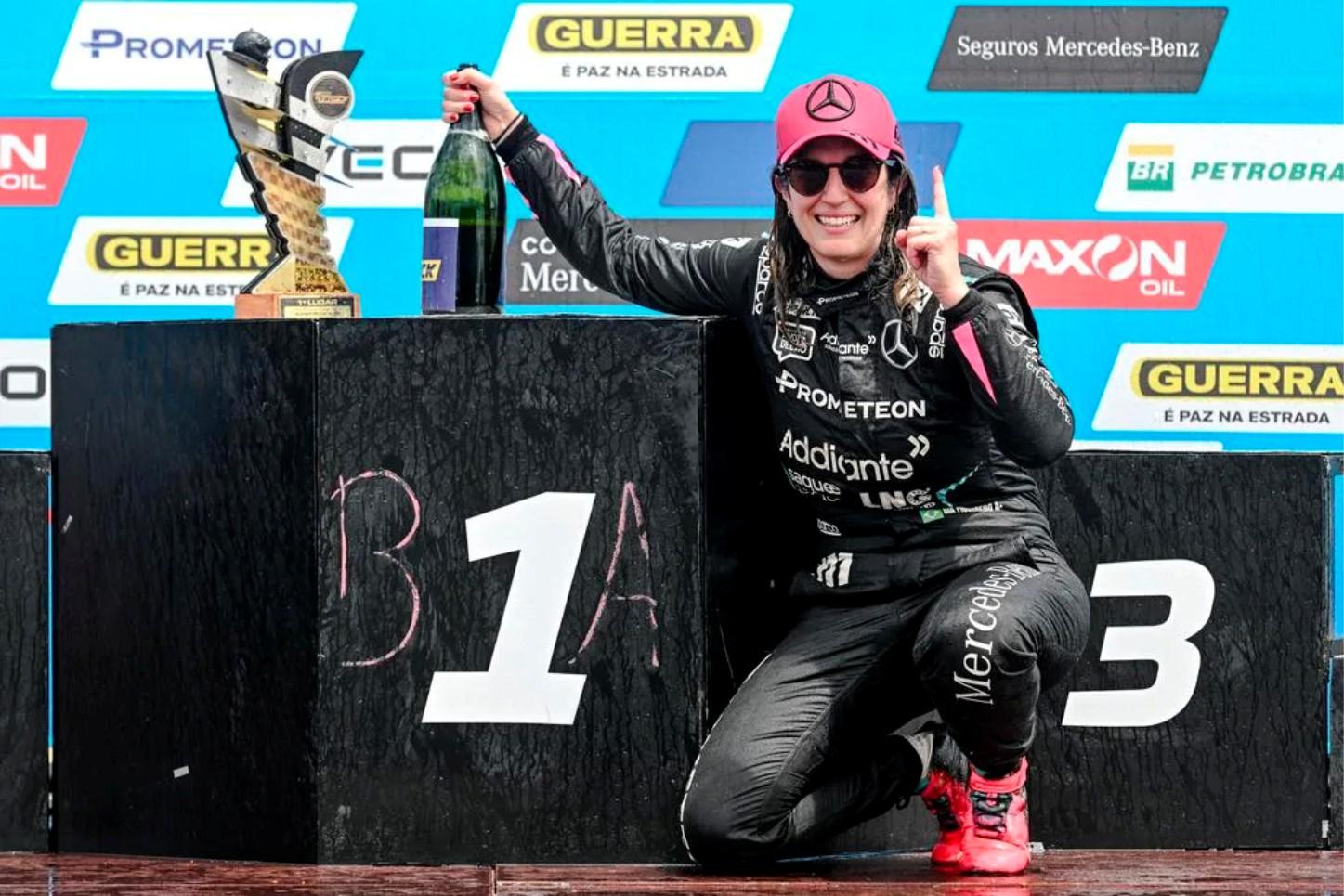 Bia Figueiredo faz história: 1ª mulher campeã da Copa Truck