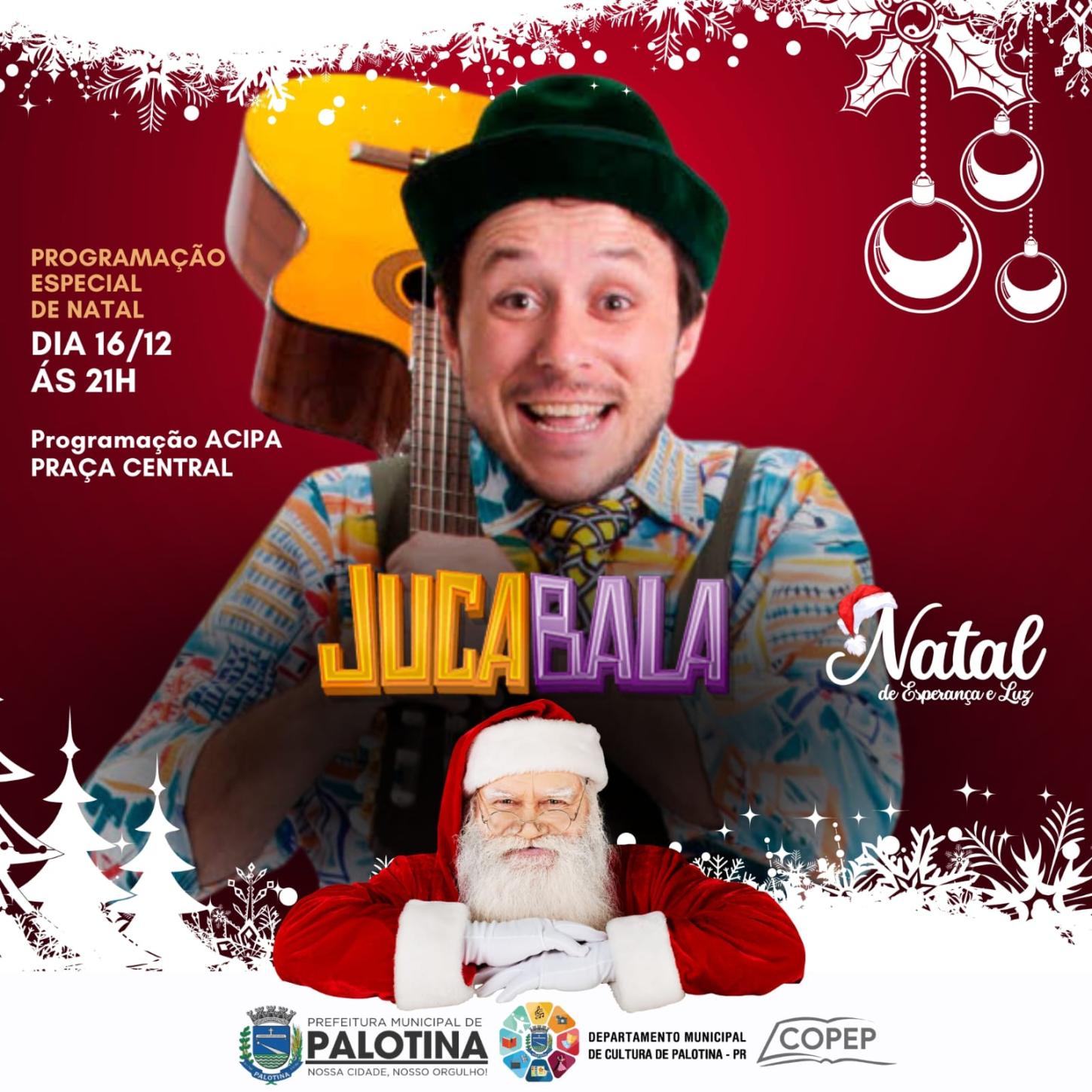 Palotina se prepara para uma noite especial no dia 16 de dezembro