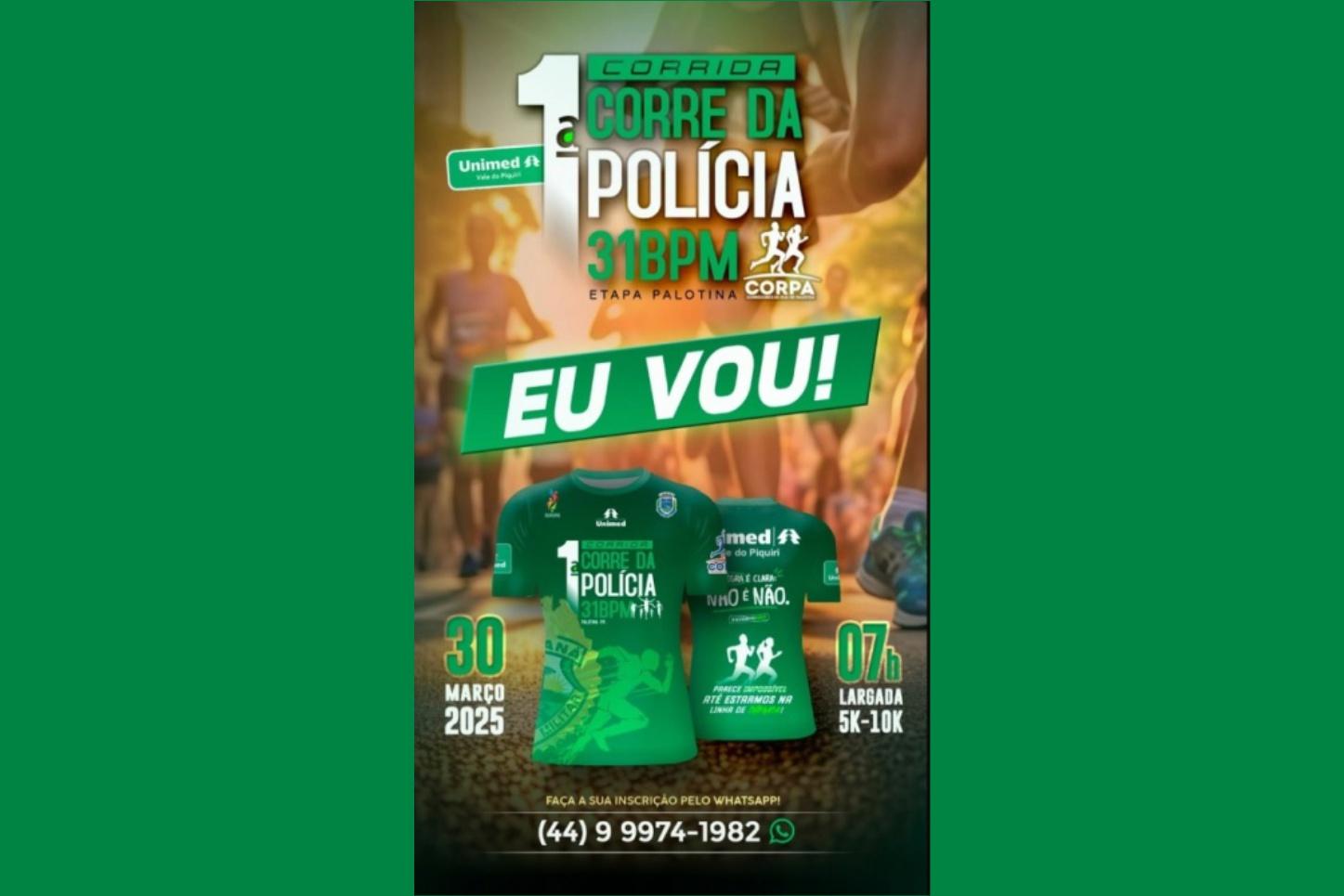 Palotina se prepara para a corrida 