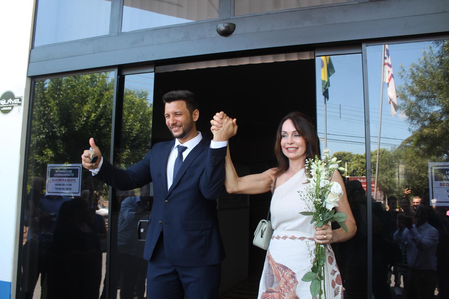 Rodrigo Ribeiro e Judith Sendtko assumem administração de Palotina