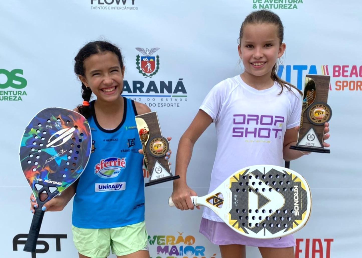 Beach tenista toledana conquista duas medalhas de prata no litoral paranaense
