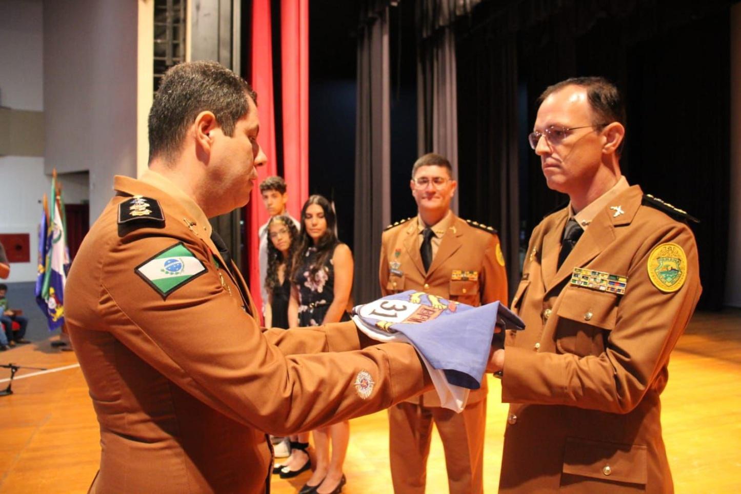 Solenidade marca a passagem de comando do 31º BPM