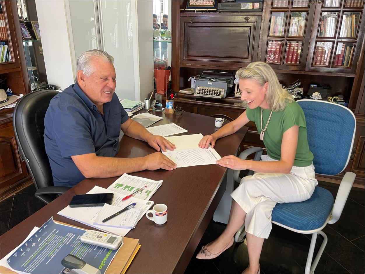 Vereadora Nissandra solicita recursos ao deputado Sperafico