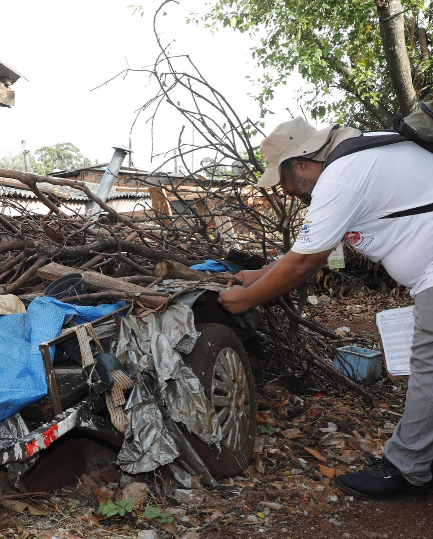 Foto: combate à dengue em Cascavel - de Assessoria de Comunicação
