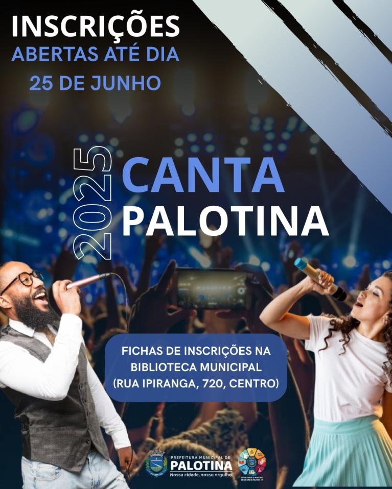 Estão abertas as inscrições para o Festival Canta Palotina 2025