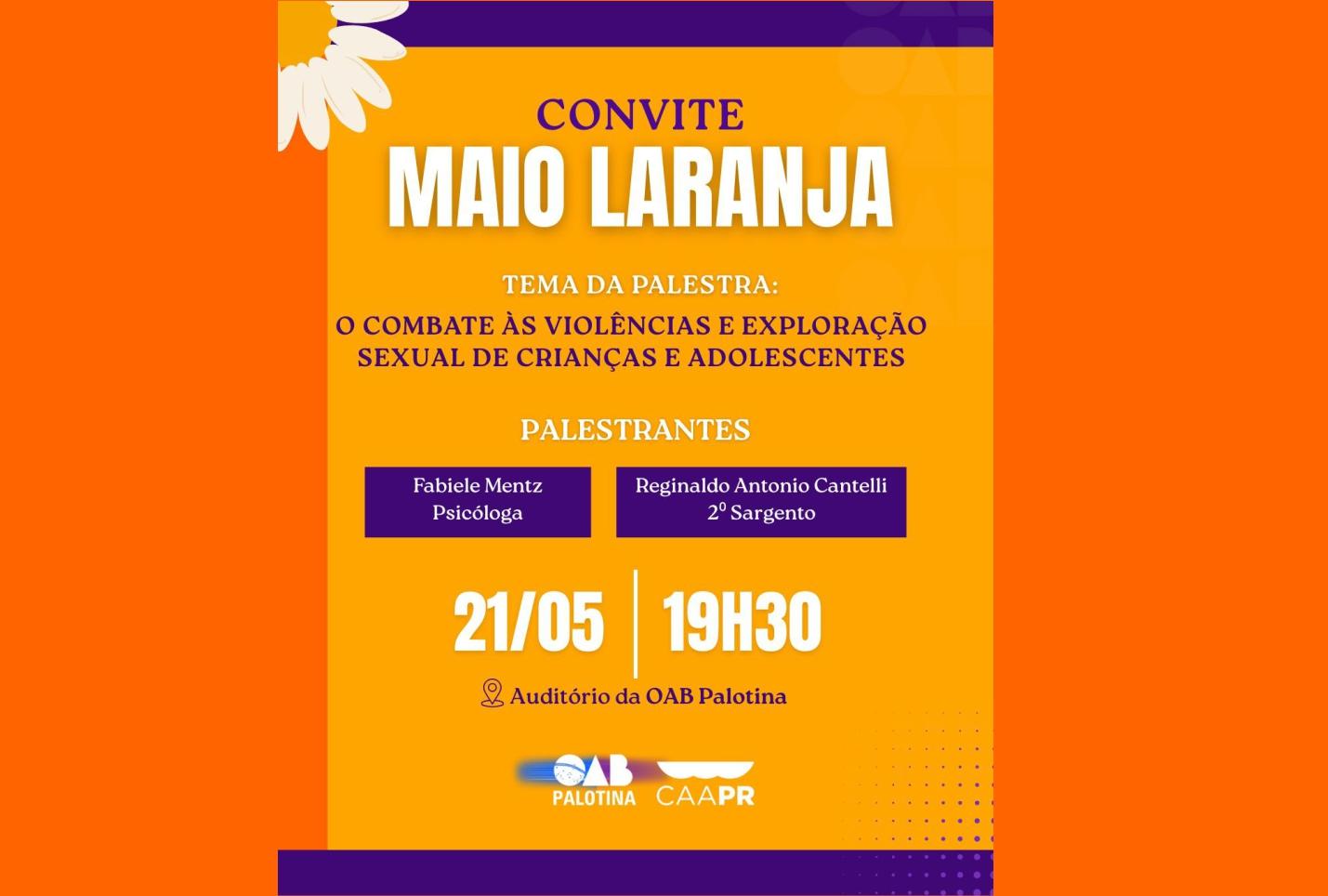OAB Palotina realiza palestra sobre violência contra crianças e adolescentes