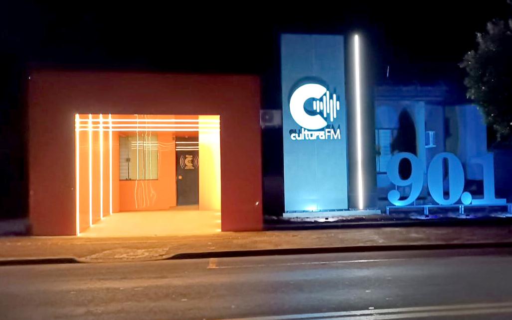 Rádio Cultura FM 90.1 investe em novo layout e se transforma em cartão postal de Palotina