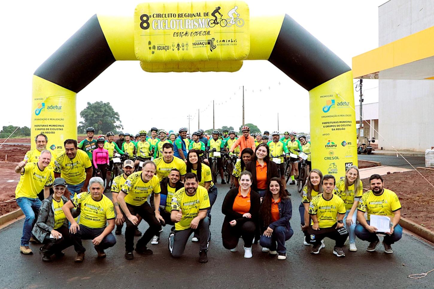 Cicloturismo movimentou Terra Roxa no domingo