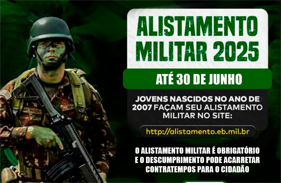 Junta Militar de Palotina alerta: alistamento vai até 30 de junho