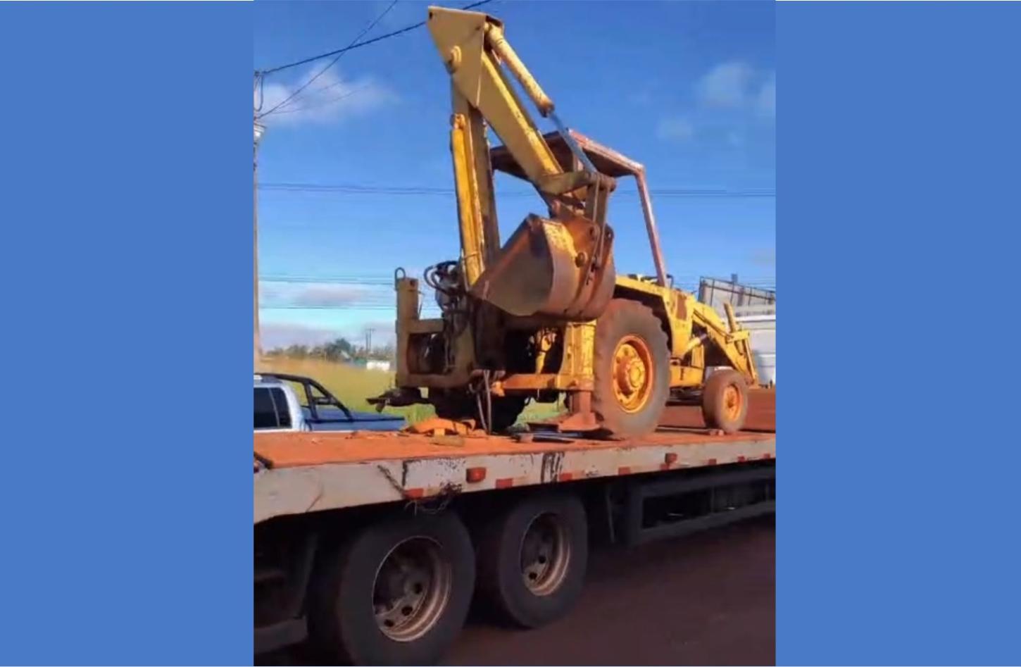 Presidente da Câmara fala sobre suposta venda de máquina da Prefeitura de Palotina