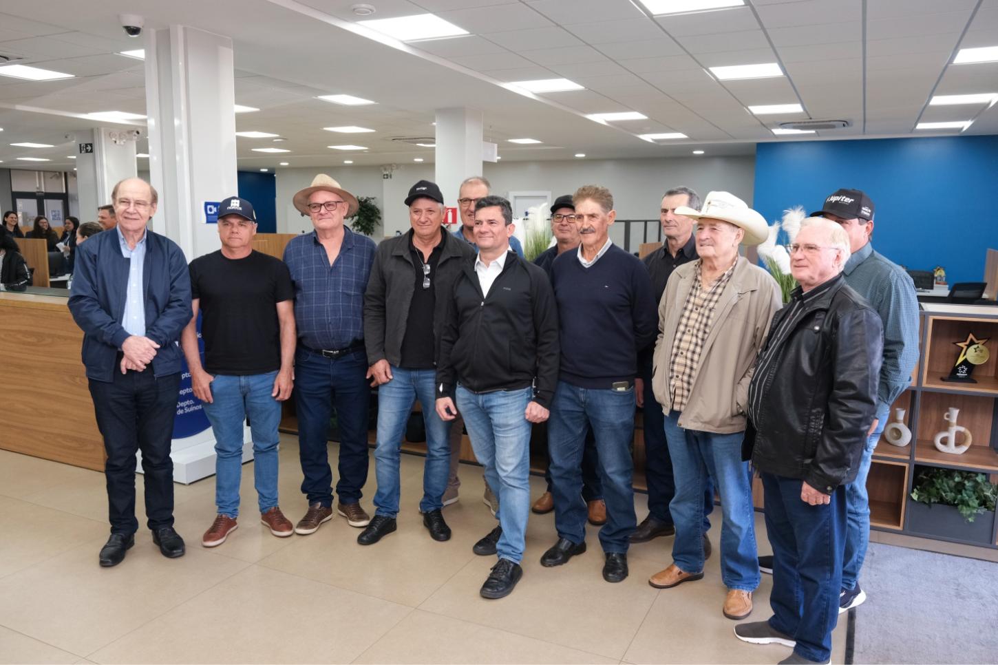 C.Vale recebe a visita do senador Sérgio Moro