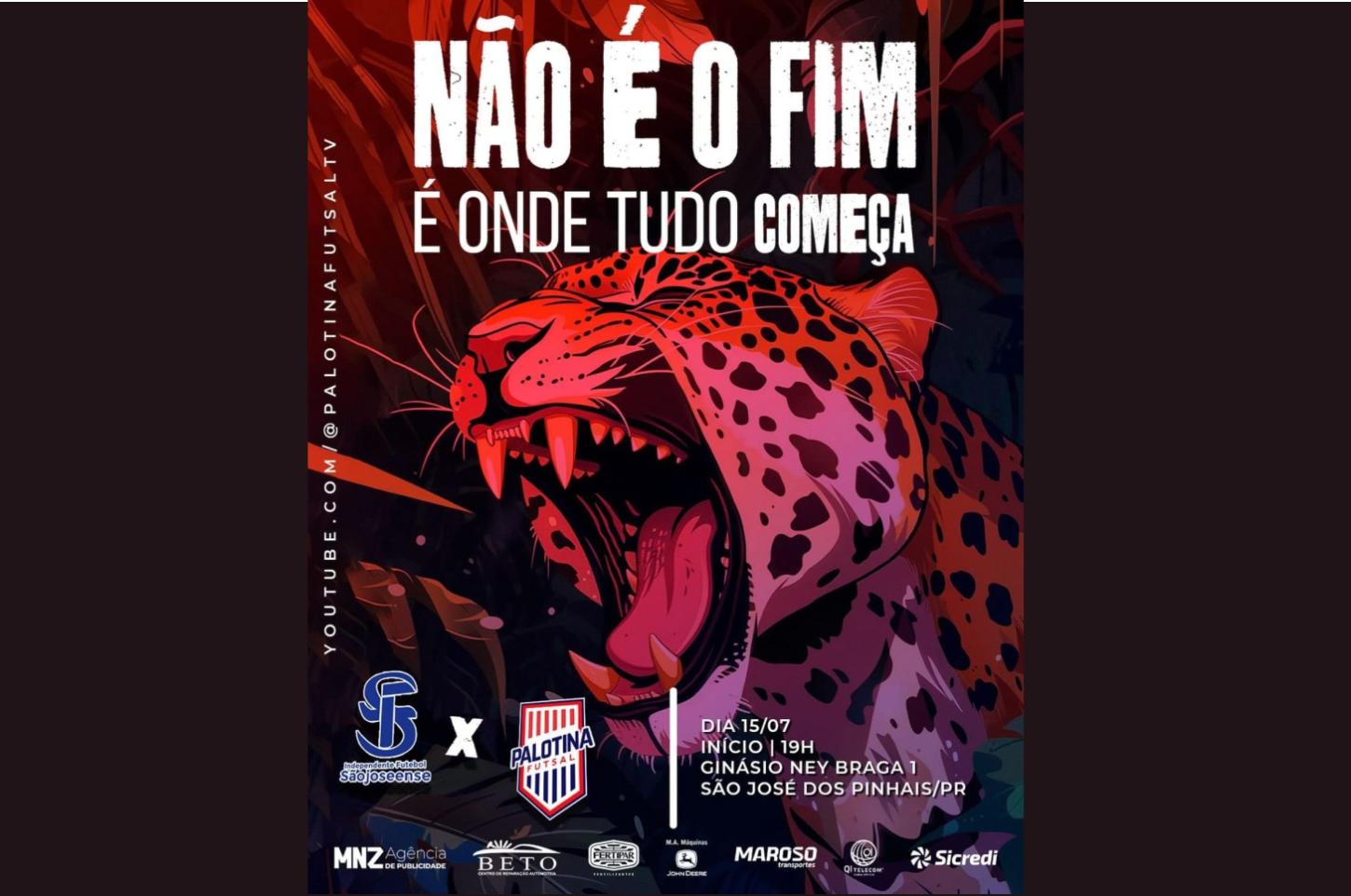 Palotina Futsal estreia no Torneio da Morte na próxima terça-feira