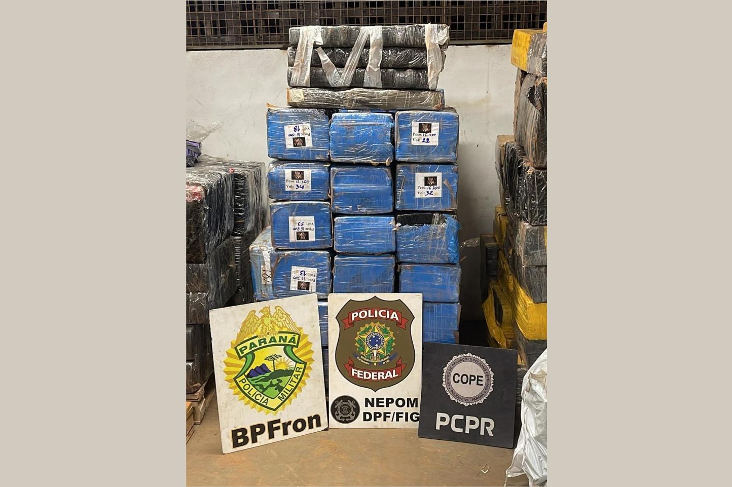 PM apreende 726 kg de maconha na região Oeste