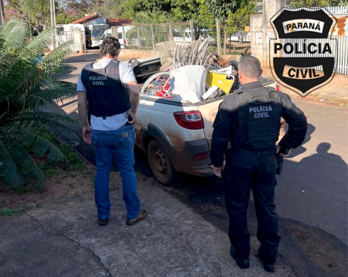 Polícia Civil de Terra Roxa prende ladrão e receptador em operação