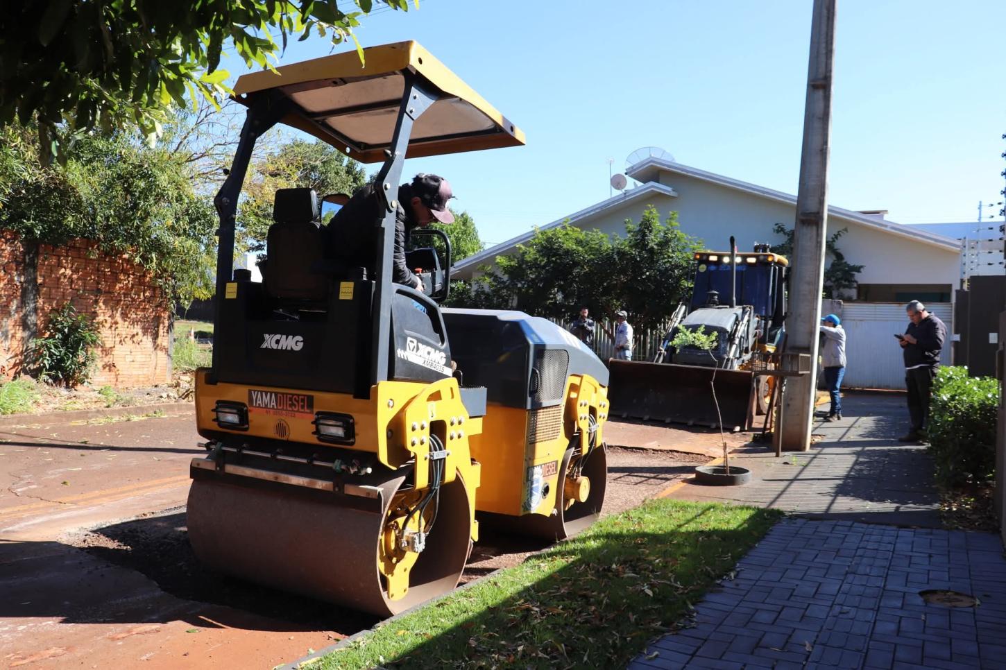 Prefeitura de Palotina intensifica recuperação da malha viária urbana