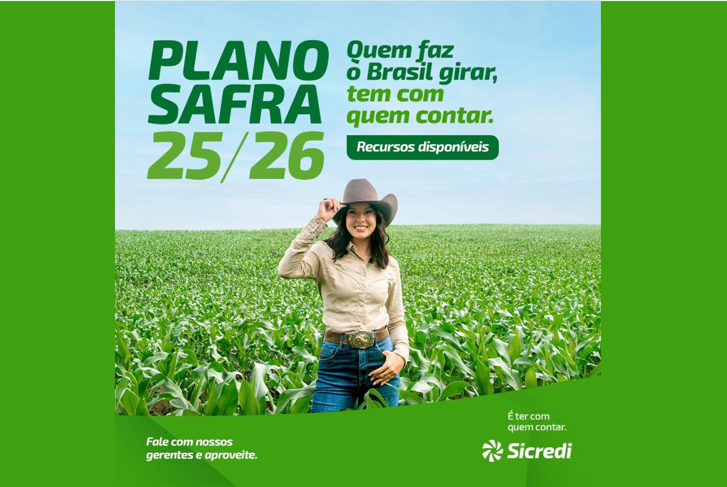 Sicredi disponibiliza R$ 68 bilhões no Plano Safra 2025/2026