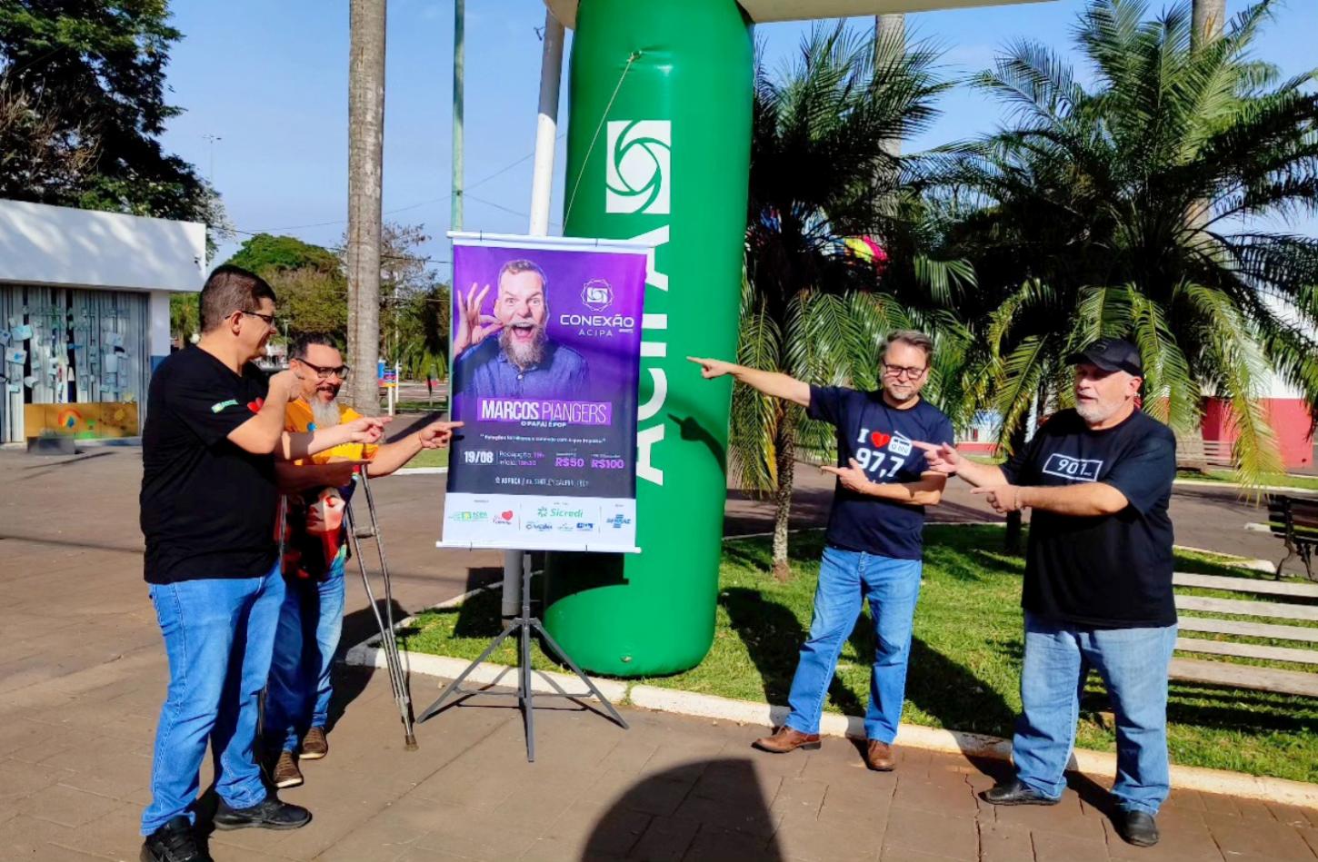 Acipa realiza Pit Stop para divulgar Conexão 2025 com Marcos Piangers