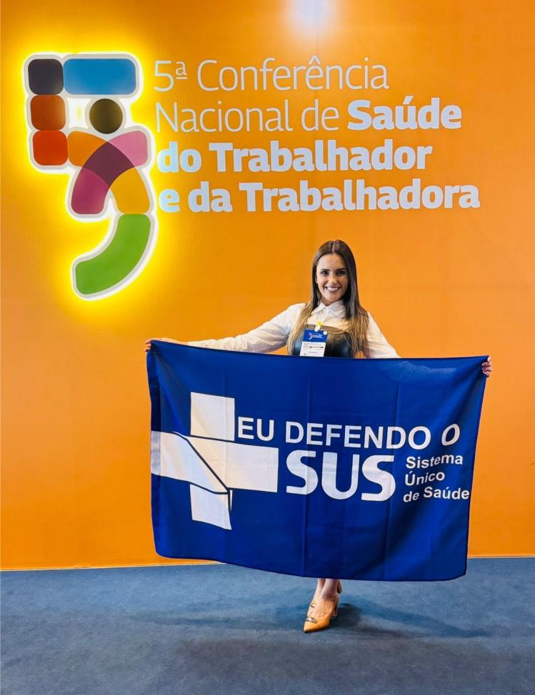 Psicóloga representa a região em conferência em Brasília