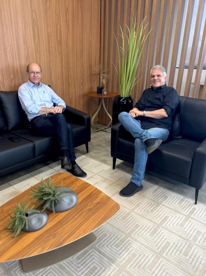 Luiz Ernesto discute investimentos do agronegócio com presidente da C.Vale