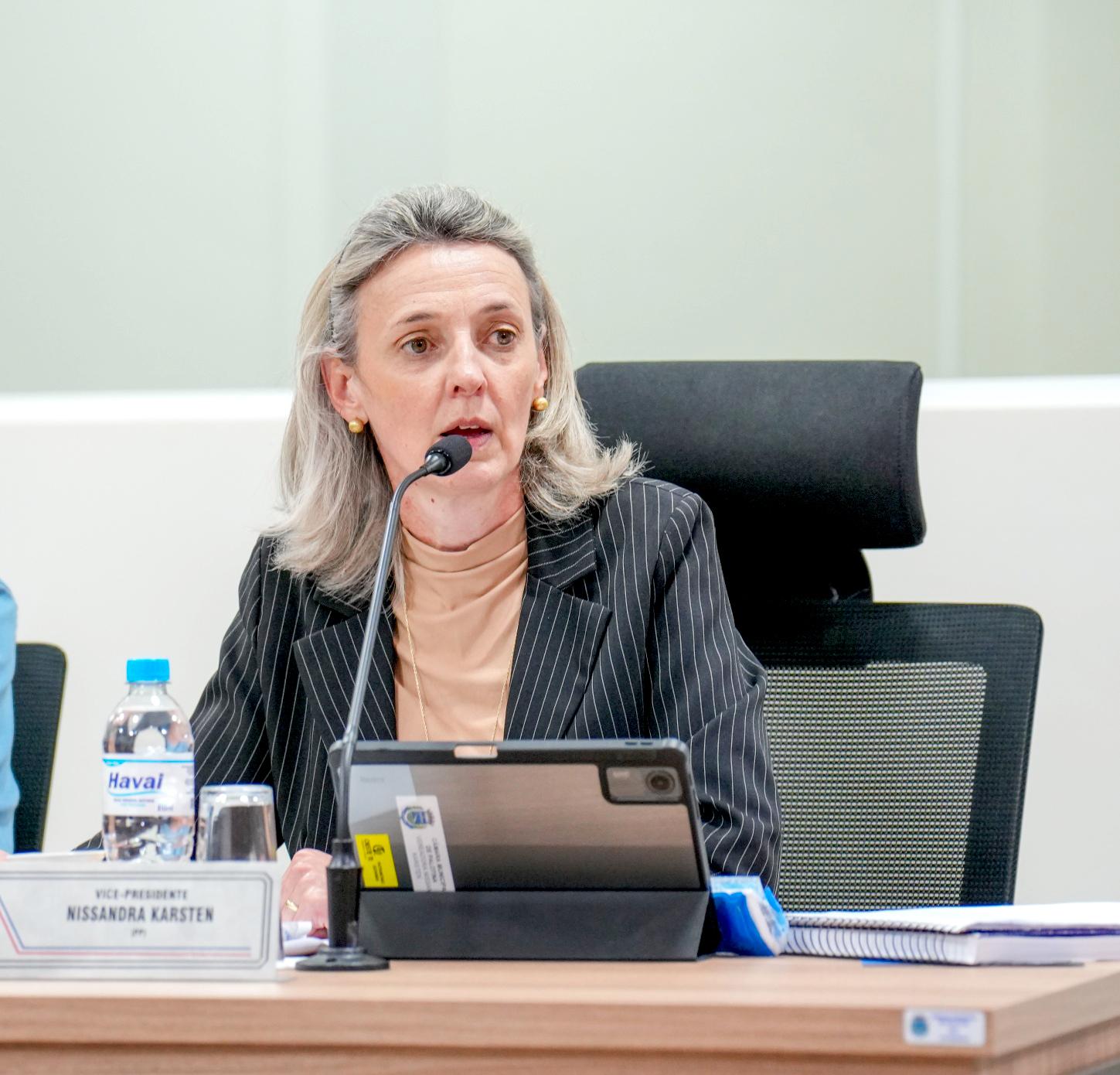Nissandra apresenta diversas proposições durante sessão