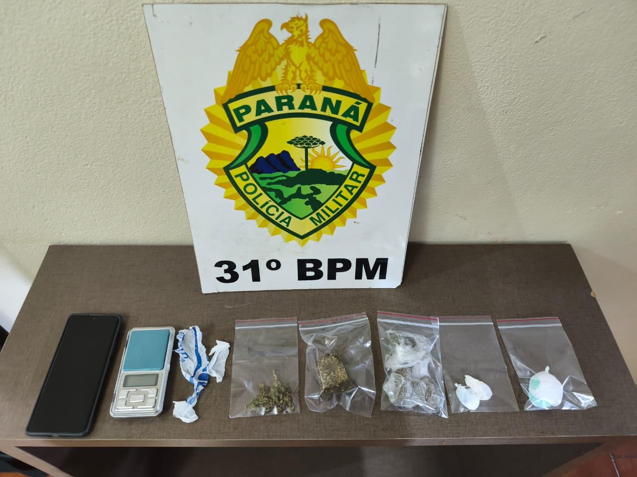 PM de Palotina realiza ação e prende suspeitos por tráfico