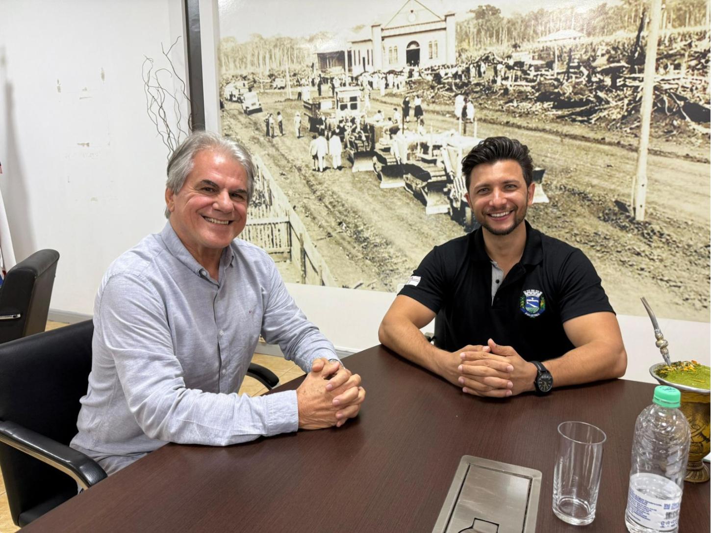 Luiz Ernesto e Rodrigo Ribeiro discutem projetos estratégicos para Palotina
