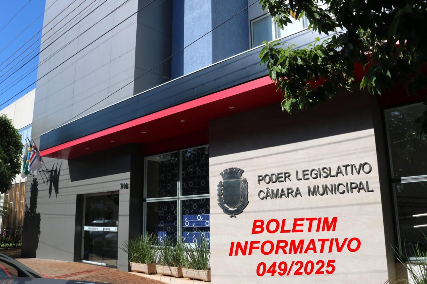 BOLETIM INFORMATIVO 049/2025