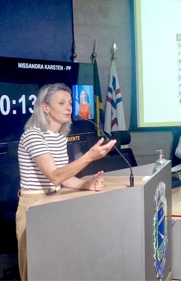 Câmara aprova em primeiro turno projeto da vereadora Nissandra
