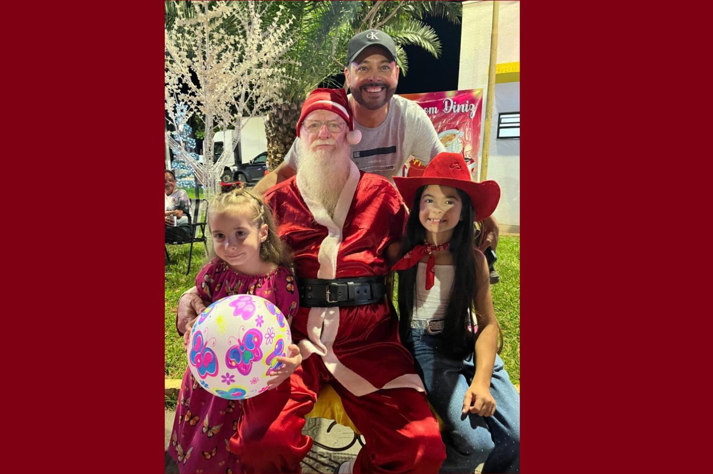 Diniz promove Natal Feliz pelo sexto ano consecutivo em Terra Roxa