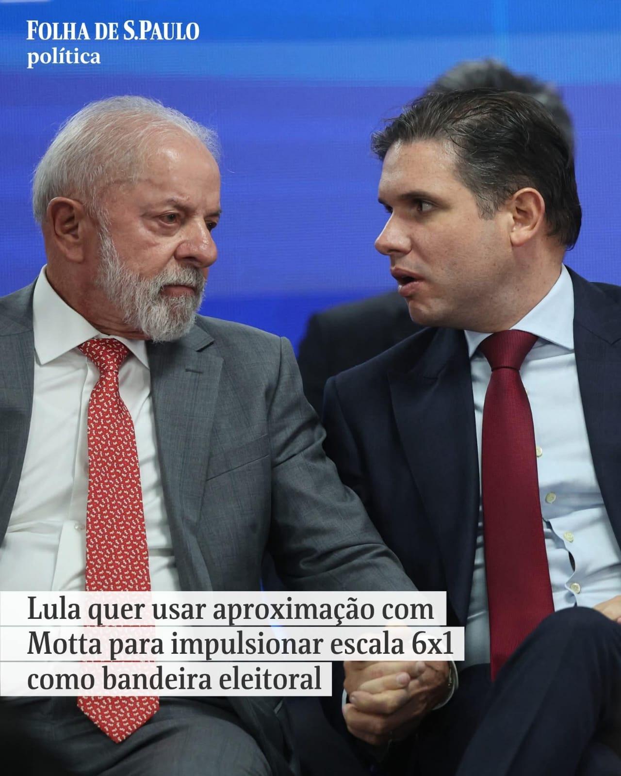 Governo busca apoio de Hugo Motta para avançar projeto que acaba com a escala 6x1