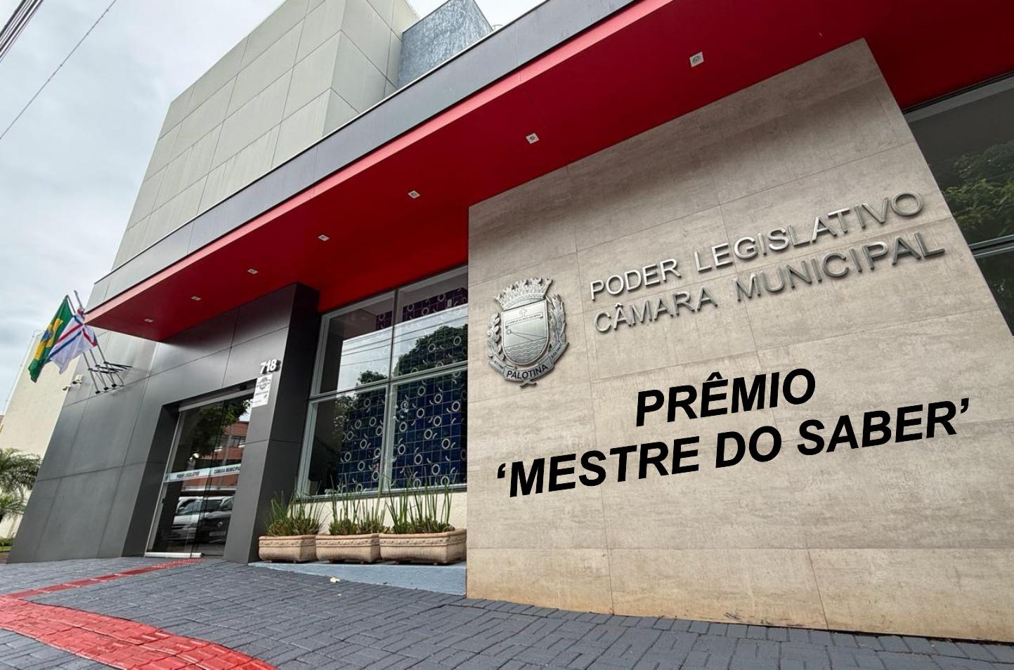 Câmara de Palotina aprova Prêmio ‘Mestres do Saber’