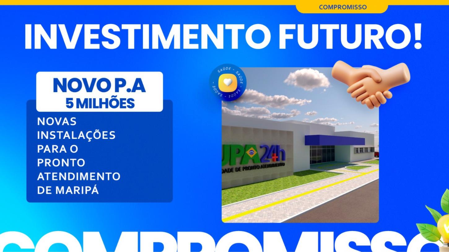Maripá anuncia projeto de R$ 5 milhões para construção do novo Pronto Atendimento