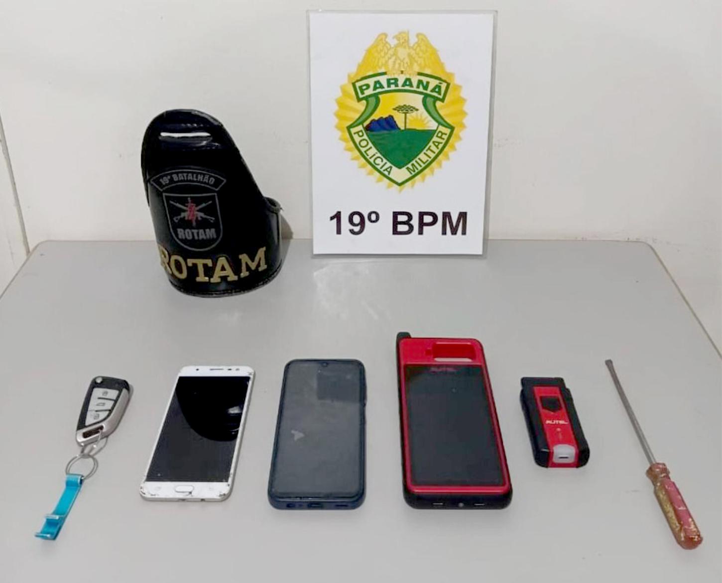Operação integrada prende trio suspeito de furtos de caminhonetes na região oeste