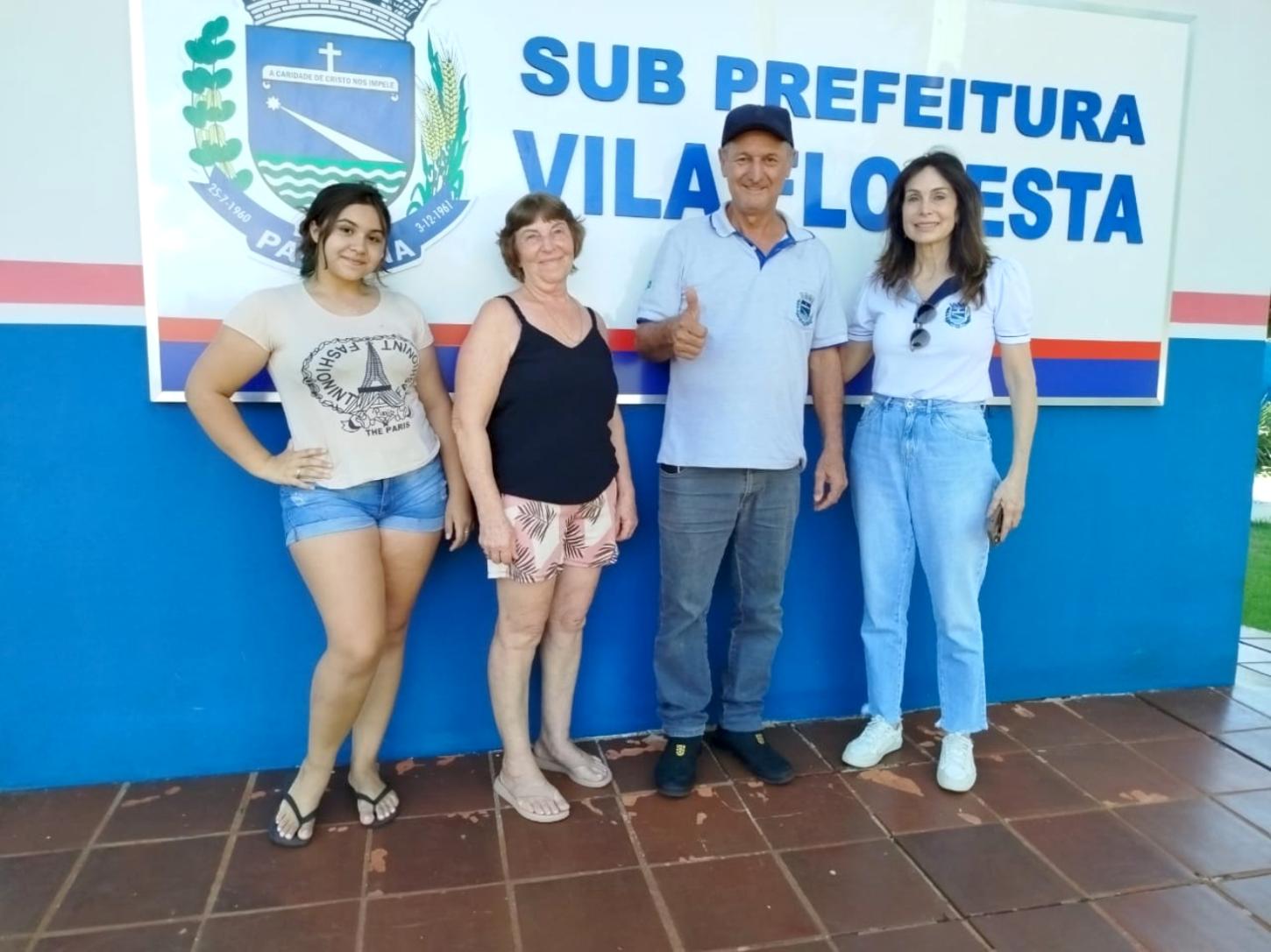 Judith esteve na Subprefeitura do Distrito de Floresta