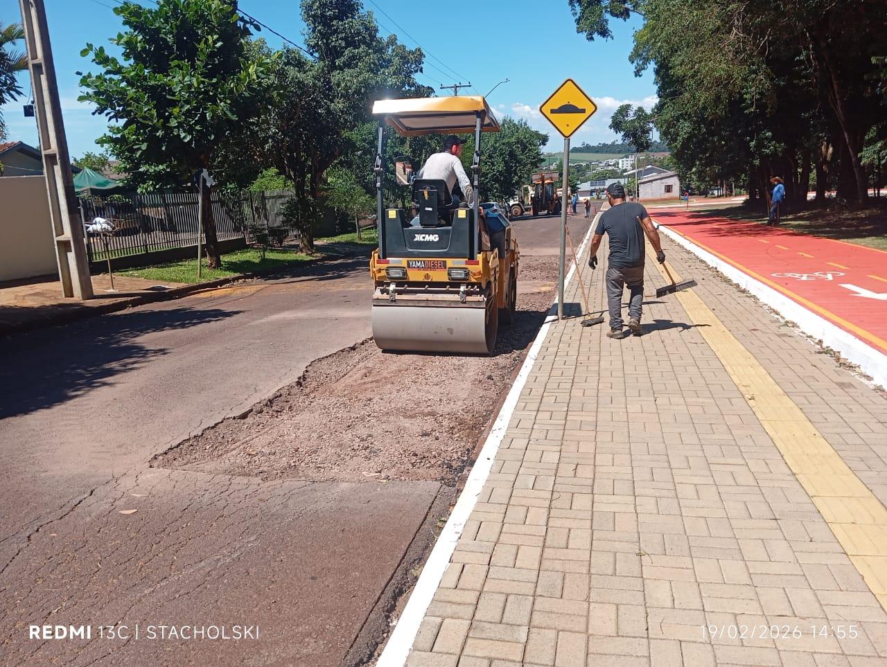 Melhorias na pavimentação asfáltica na região da Mata Pozzobom