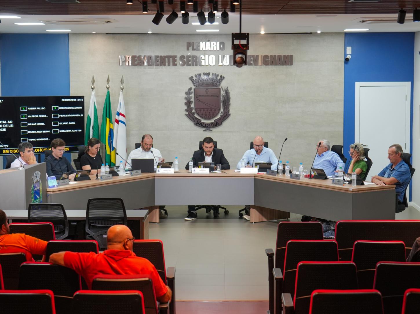 Sessões da Câmara de Vereadores de Palotina é realizada nas segundas-feiras a partir das 14h