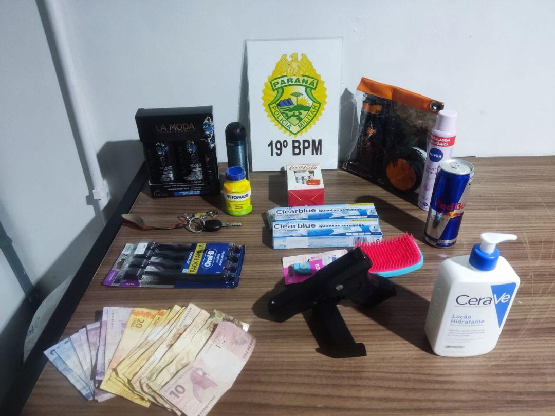 Suspeito é preso após roubo em farmácia