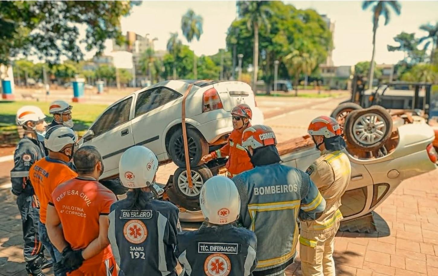 Treinamento integra equipes de emergência em Palotina