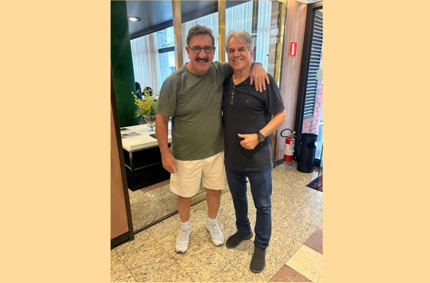 Luiz Ernesto destaca encontro com Ratinho durante agenda em Curitiba