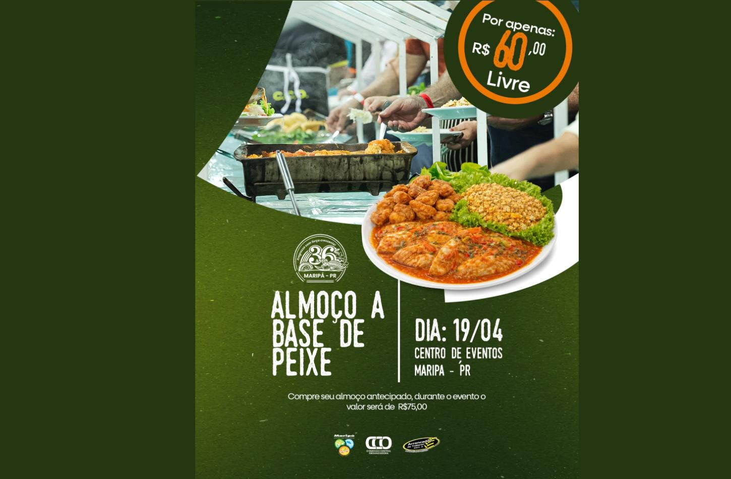 Maripá celebra 36 anos com programação especial e tradicional almoço à base de peixe