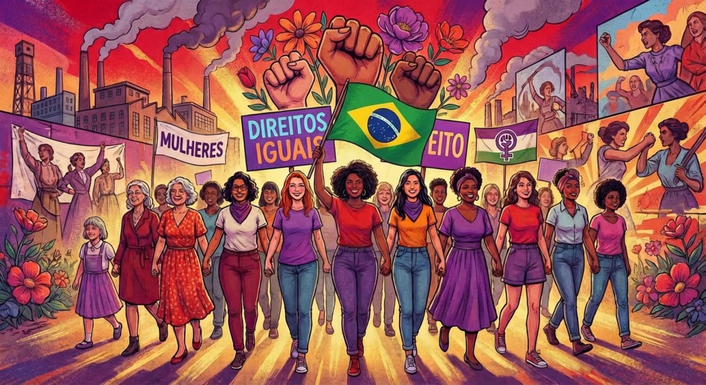 Mulheres: força, união e protagonismo na luta por direitos e igualdade