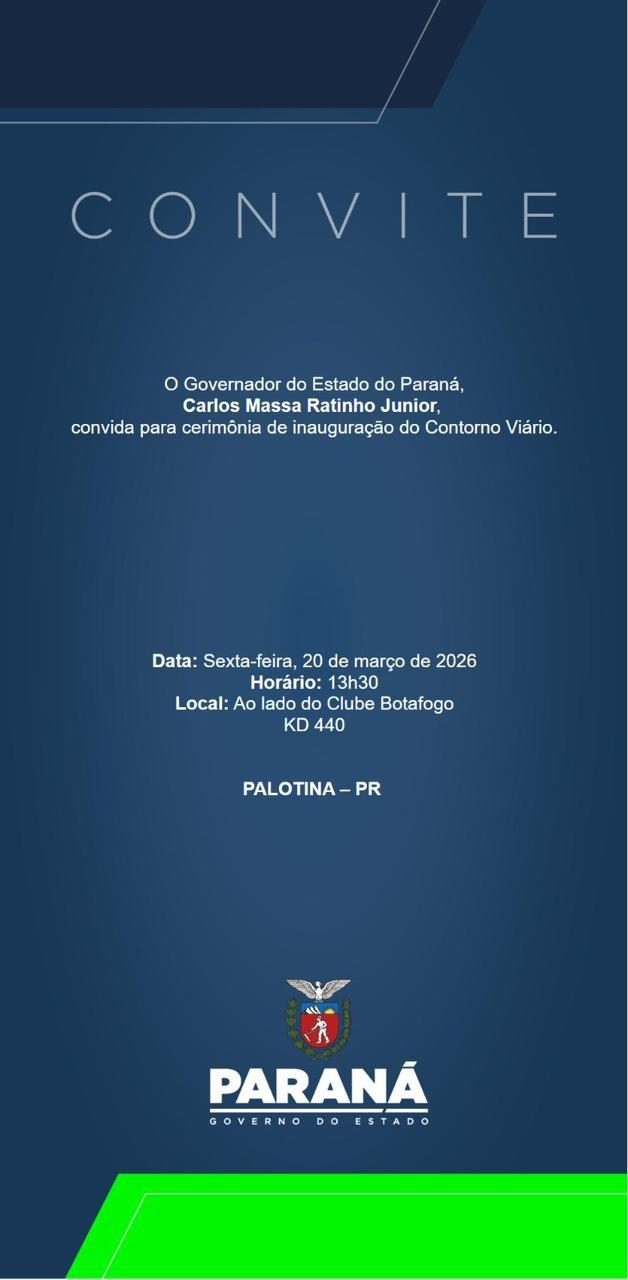 Inauguração da contorno viário: um marco para o futuro de Palotina! 🚧✨