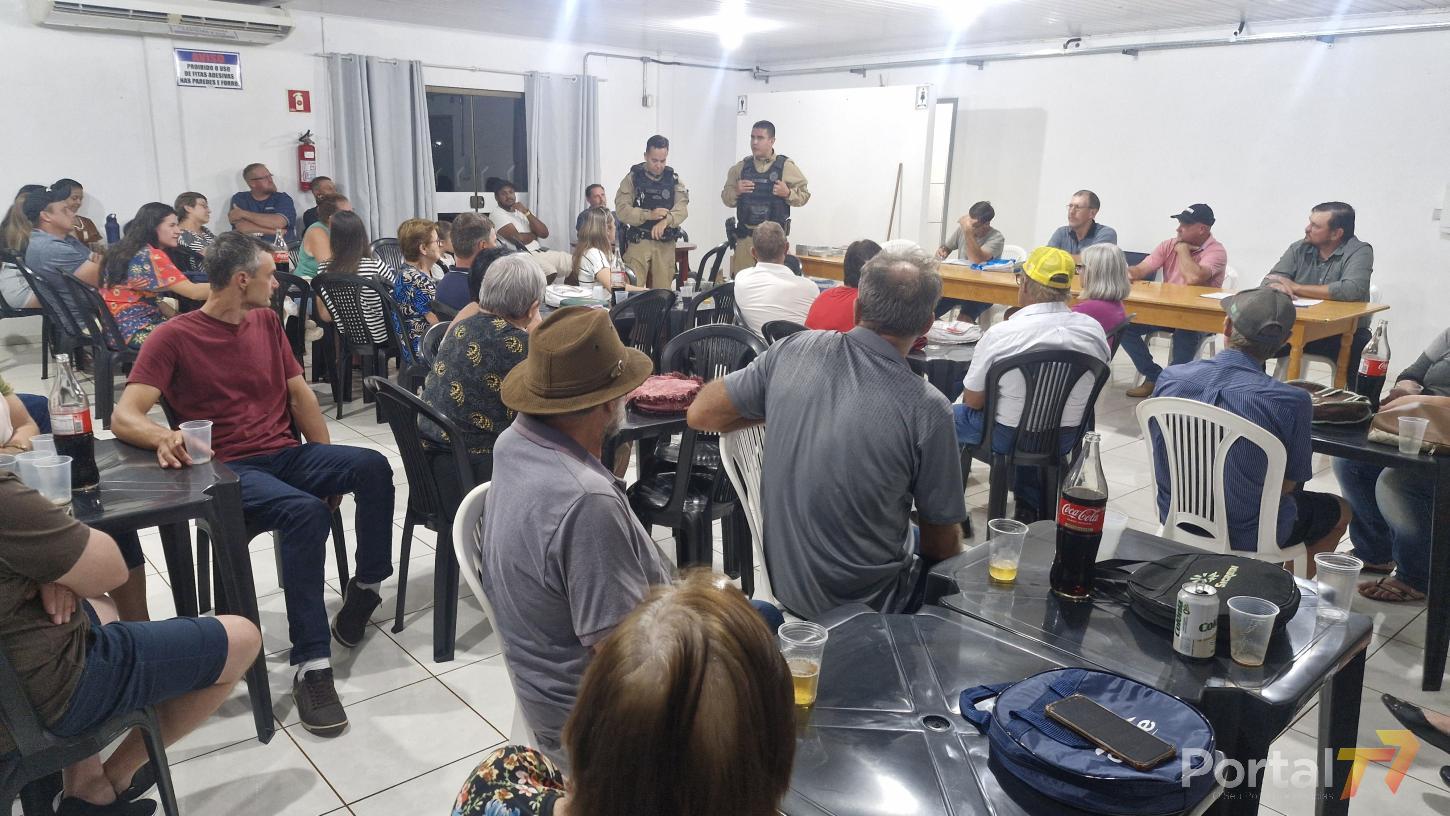 Reunião em Maripá destaca importância da Patrulha Rural e segurança no campo