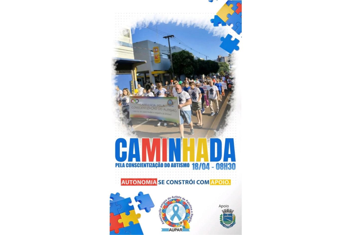 Conscientização do autismo ganha destaque com mobilização em Palotina