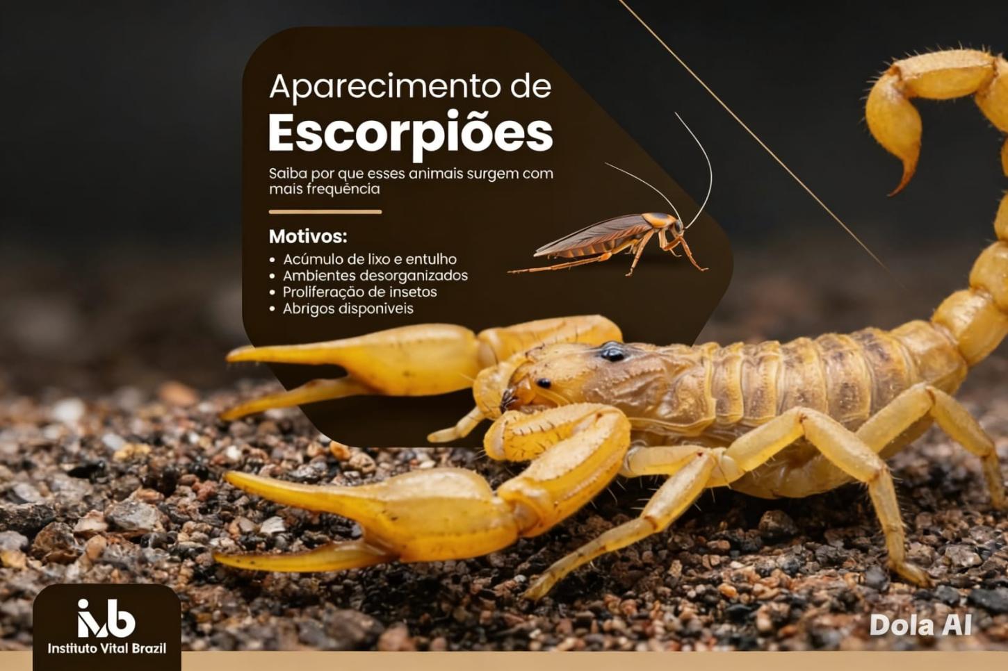 Escorpiões no quintal? Alerta mostra que risco não depende da estação do ano