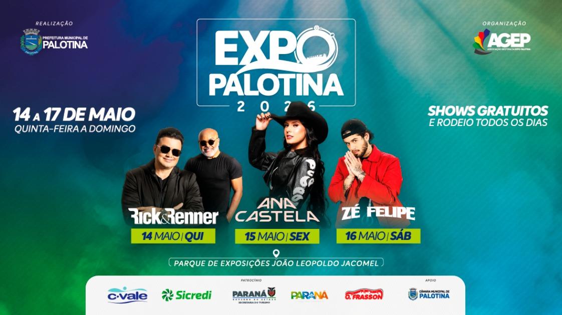De 14 a 17 de maio, o Parque de Exposições será palco de uma grande festa com shows nacionais, rodeio, feira comercial, praça de alimentação, parque de diversões e muito mais