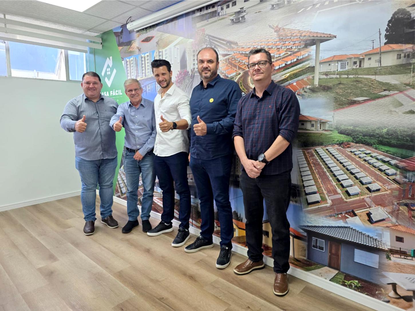 Prefeito Rodrigo Ribeiro e equipe em agenda oficial em Curitiba em busca de recursos para Palotina