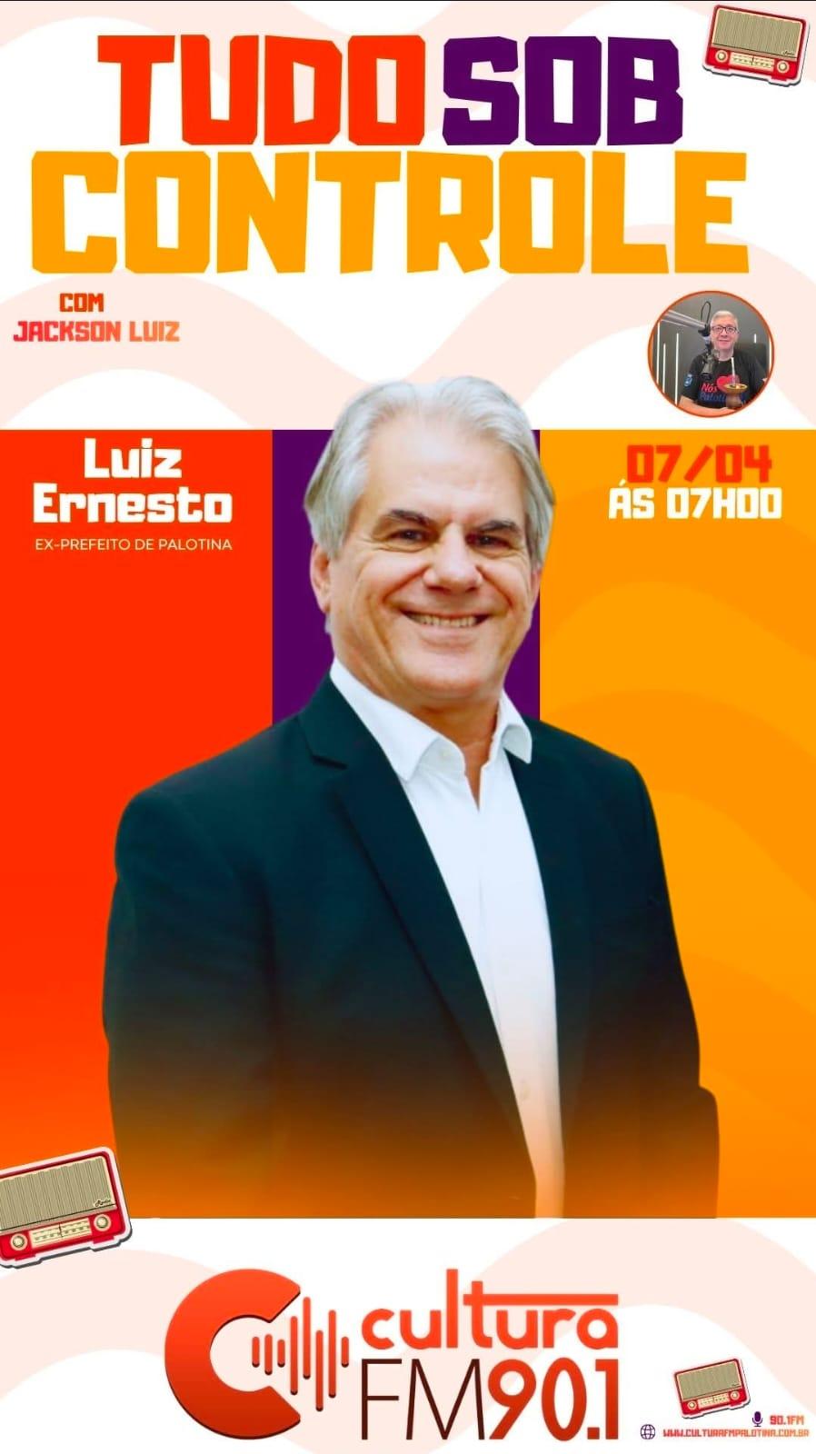 Luiz Ernesto de Giacometti participa de entrevista na Cultura FM e destaca articulações de sua pré-candidatura a deputado estadual pelo PL