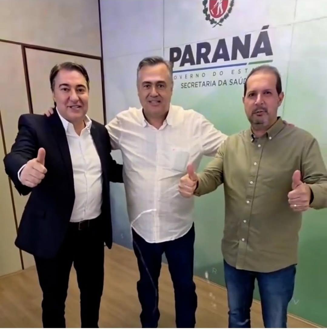 Prefeito de Assis Chateaubriand cumpre agenda em Curitiba e garante avanço na construção de hospital