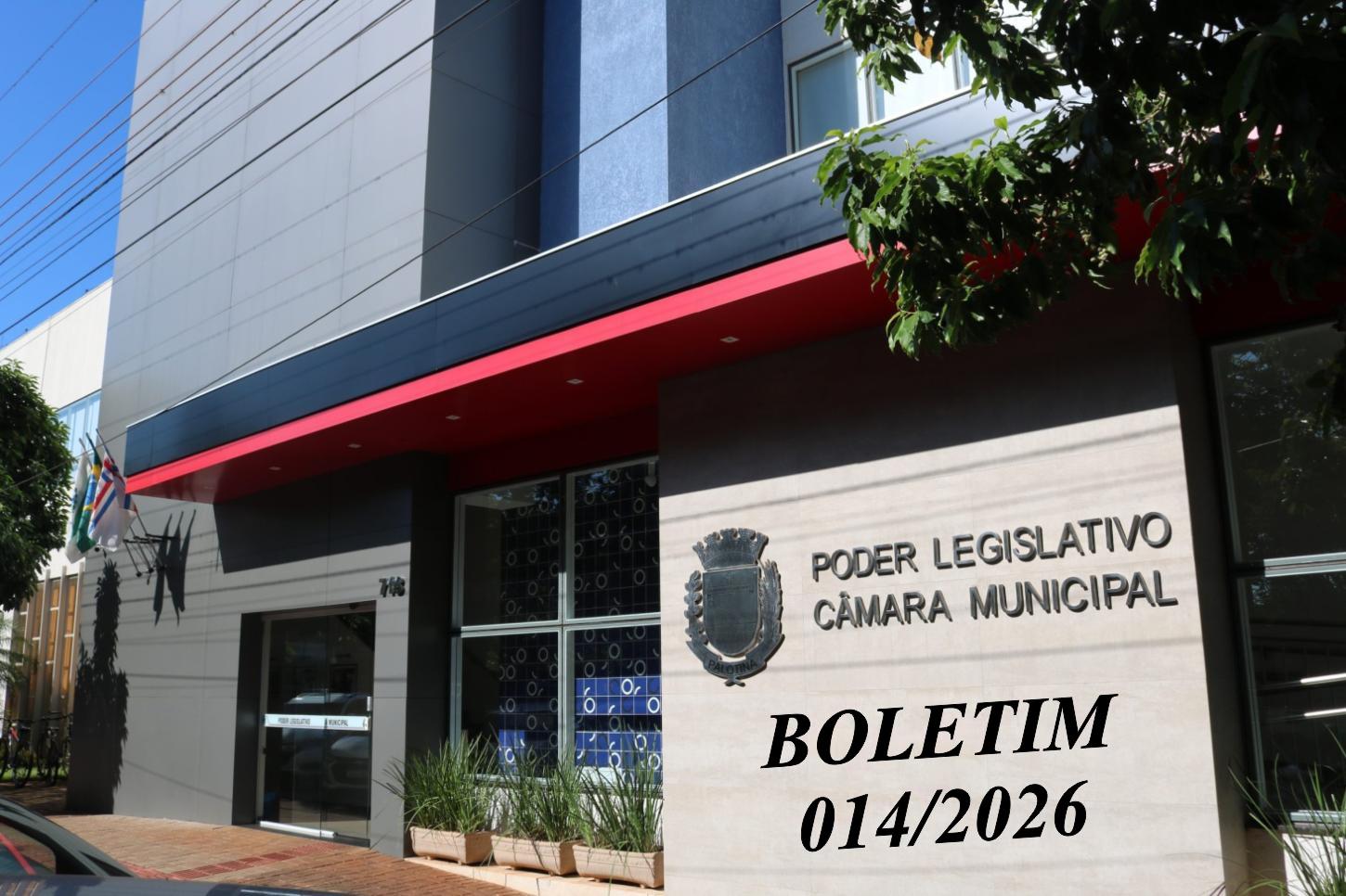 BOLETIM INFORMATIVO Nº 014/2026